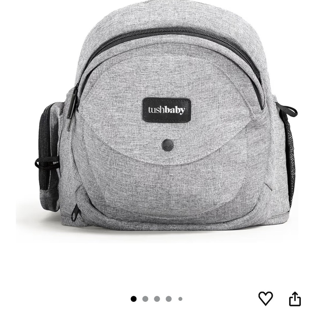 Tushbaby Grey Baby Hip Carrier